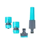 Set de stropit, duza furtun cu accesorii, 4 piese, 1/2", Richmann GartenVIP DiyLine