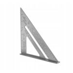 Echer tamplar/dulgher, aluminiu, triunghiular, cu picior, 180x3 mm, Richmann GartenVIP DiyLine