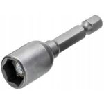 Cap tubular, magnetic, pentru masina insurubat, 1/4", 10x50 mm, RICHMANN GartenVIP DiyLine