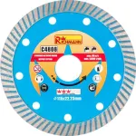 Disc diamantat turbo, beton, taiere umeda si uscata, 115 mm/22.23 mm, Richmann GartenVIP DiyLine