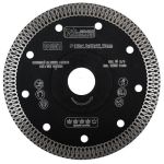 Disc diamantat turbo subtire, ceramica, taiere umeda si uscata, 125 mm/22.23 mm, Richmann Exclusive GartenVIP DiyLine