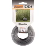 Fir rezerva cositoare, trimmer, DUO, tip stea, 3 mm x 15 m, Richmann Exclusive GartenVIP DiyLine