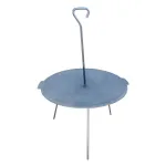 Disc pentru gratar, fonta, cu picioare si agatator, 52 cm, Premium GartenVIP DiyLine