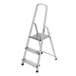 Scara aluminiu, 2 trepte, platforma, max 125 kg, 1.21 m, Drabest GartenVIP DiyLine