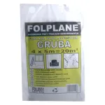 Folie pentru zugravit, LDPE, 4x5 m, 20 mp, 20 microni  GartenVIP DiyLine