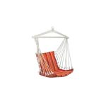 Hamac tip scaun, dungi rosu si galben, max 150 kg, 90x90 cm, Isotrade GartenVIP DiyLine