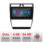 Navigatie dedicata Audi A6 Quad Core I-102 4+64 Lenovo ecran 10.33"  Android Waze USB Navigatie  Internet Youtube Radio CarStore Technology