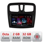 Navigatie dedicata Dacia Sandero 2012-2020 var B  Lenovo Octa Core cu Android Radio Bluetooth Internet GPS WIFI DSP 2+32 GB 4G kit-sandero-variantb+EDT-E509-LITE CarStore Technology