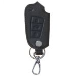 Husa cheie din piele pentru Audi A2 A3 A4 A5 A8, cusatura neagra , pentru cheie cu 3 butoane AutoDrive ProParts