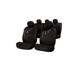 Set huse scaune auto Tallo fata si spate, culoare negru, 15 piese., compatibile cu modelele cu Airbag in scaune AutoDrive ProParts