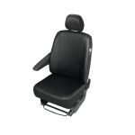 Husa auto scaun sofer Practical DV1 Master imitatie piele neagra pentru Renault Master 3, Opel Movano 3, Nissan NV 400 , dupa 2010 AutoDrive ProParts