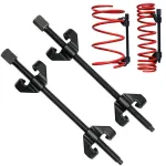Set 2x Presa pentru Arcuri si Amortizoare Auto, Lungime 380mm, Demontare/Montare/Reglaj Suspensie, Profesionale Chrome-Vanadium
