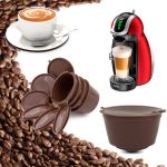 Set 5 capsule reutilizabile pentru Aparatele de Cafea Dolce Gusto (Espressoare Dolce Gusto) FAVLine Selection