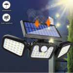 Lampa Solara LED, reglabila, model TRIO, cu senzor crepuscular si senzor de miscare FAVLine Selection