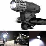 Lanterna frontala bicicleta, led 180 lm, 3 moduri iluminare, clema MultiMark GlobalProd