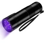 Lanterna uv 12 led-uri 385nm, protectie ip54, material aluminiu, negru MultiMark GlobalProd