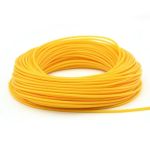 Fir electroluminescent el wire neon, 2.8 mm, insertie metalica, permite modelare culoare galben MultiMark GlobalProd