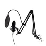Set microfon profesional, usb, brat articulat, filtru pop-up flexibil, studio, streaming MultiMark GlobalProd