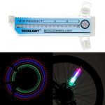 Lumina spita bicicleta 32 led-uri, 4 culori, 30 modele glow, baterii aaa MultiMark GlobalProd