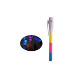 Marker invizibil  3 in 1 rosu, verde si albastru, cu lanterna uv incorporata MultiMark GlobalProd