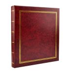 Album foto classic tip carte, slip in 10x15, 500 poze culoare visiniu MultiMark GlobalProd