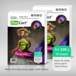 Hartie foto art a4 cu textura de material textil mata 220g MultiMark GlobalProd