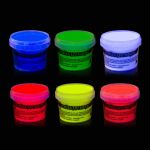 Vopsea uv neon colorata, set 6 nuante recipient 100 g MultiMark GlobalProd
