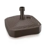 Suport pentru umbrela, Prosperplast, patrat, maro, 12 L, 39x39x13 cm GartenVIP DiyLine