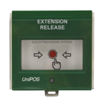 Buton manual de stingere - UNIPOS FD3050G SafetyGuard Surveillance