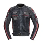 Geaca Moto Barbati Piele W-TEC B-STAR Shibenick Negru FitLine Training