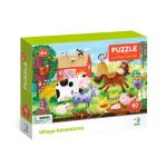 Puzzle - Peripetii la ferma (60 piese) PlayLearn Toys
