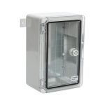 Cutie distributie IP65, gri, usa transparenta, placa metalica, 300x400x170 mm PP3014 SafetyGuard Surveillance