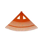 Grebla pentru frunze, gradina, fara coada, PVC, 27 dinti, 58 cm, Strend Pro GartenVIP DiyLine