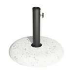 Suport pentru umbrela, beton, alb, 20 kg, 45 cm, 38 mm, Carter GartenVIP DiyLine