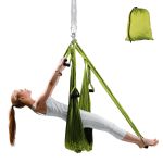 Hamac Aero Yoga inSPORTline Hemmok, verde FitLine Training