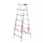 Scara aluminiu, Master, 2 tronsoane, 7 trepte, max 125 kg, 1.59 m GartenVIP DiyLine