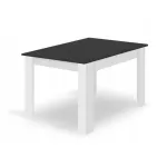 Masa pentru sufragerie/living, Artool, lemn, alb si negru, 120x80x75 cm GartenVIP DiyLine