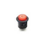 Buton cu retinere 3 pini rosu Cod:TL-33 Automotive TrustedCars