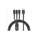 Cablu 3in1 USB 100W PREMIUM  Quick charge   Cod: C91 Automotive TrustedCars