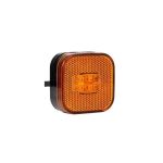 Lampa gabarit 62x62, LED, galbena, 12-36V, Fristom  Cod:FT-027-Z Automotive TrustedCars