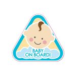 Abtibild &quot;BABY ON BOARD&quot; Cod: TAG 044 / T2 Automotive TrustedCars