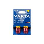 Baterie Varta LongLife Max Power AAA R3 1,5V Alcalina (set 4 buc.) Cod: 4703 Automotive TrustedCars