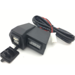Mufa USB + voltmetru moto Cod:052202 Automotive TrustedCars