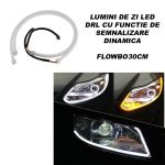 Banda flexibila LED DRL 30cm cu functie de semnalizare DINAMICA FLOWBO30CM Automotive TrustedCars