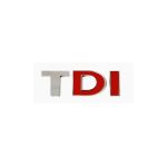 Emblema TDI cu doua litere rosii  Cod:T01 Automotive TrustedCars