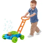 Masina de Tuns Iarba de Jucarie si Facut Baloane de Sapun Automat pentru Copii, Solutie Baloane Inclusa