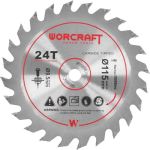 Disc circular pentru fierastrau 114784, 24 dinti, 115 mm, Worcraft GartenVIP DiyLine