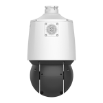 Camera de supraveghere Dual-lens IP, PTZ, 4MP, IR 100m&amp;WL30m, Audio, Alarm, PoE, IP66 - UNV IPC94144SFW-X25-F40C SafetyGuard Surveillance