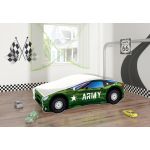 Pat Tineret MyKids Race Car 07 Army-160x80 GreatGoods Plaything