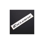 Emblema &quot;EXCLUSIVE &quot;  culoare Crom  Cod: JS-09 Automotive TrustedCars